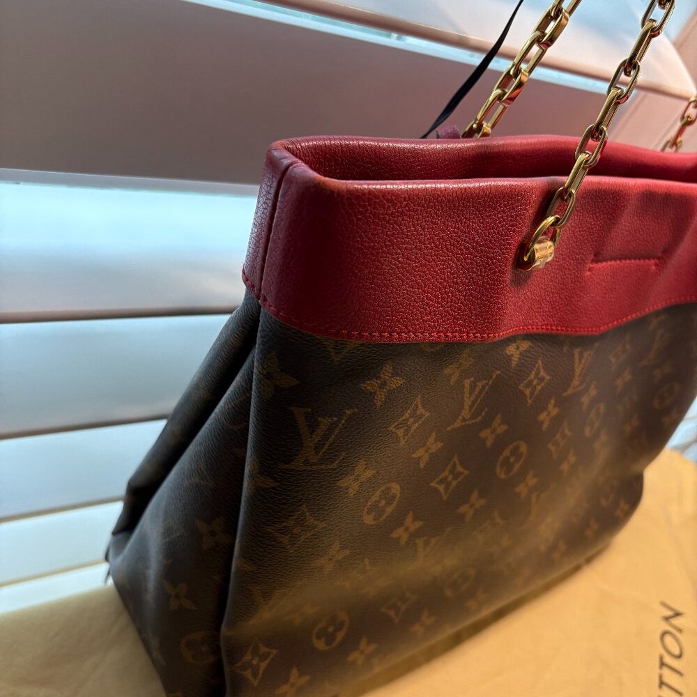 Louis Vuitton Monogram Pallas MM Shopper Cerise Excellent Condition - Picture 3 of 16